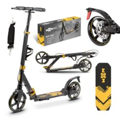 Дитячий самокат із дисковим гальмом Kidwell WXM RST-B02 Yellow