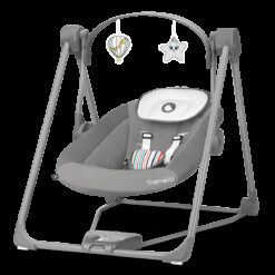 Шезлонг гойдалка Lionelo Otto COZY GREY CONCRETE