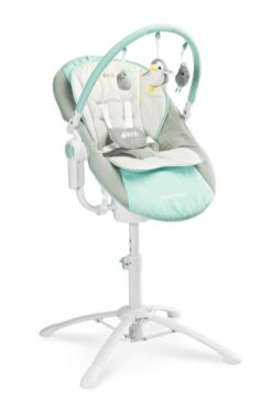 Стільчик шезлонг-гойдалка 3в1 Caretero Kivi Blue