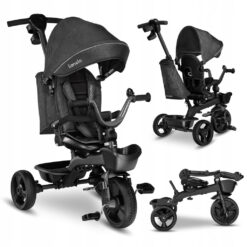 Дитячий триколісний велосипед Lionelo Kori Grey Stone
