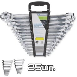 Набір ключів WORKZONE 25 шт. 6-32мм CrV Німеччина
