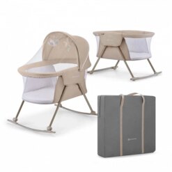 Дитяче ліжечко колиска Kinderkraft Lovi Beige