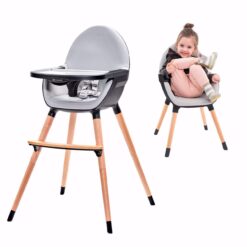 Стільчик для годування KinderKraft Fini Black