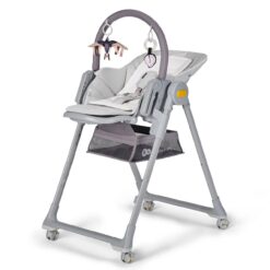 Стільчик для годування 2в1 Kinderkraft LASTREE Grey