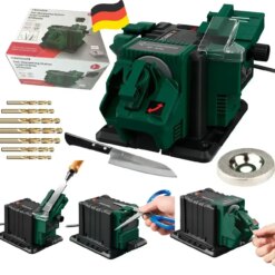 Точильний верстат Parkside PSS 65 C1 для заточування ножів, ножиць, свердел, стамесок 65 Вт