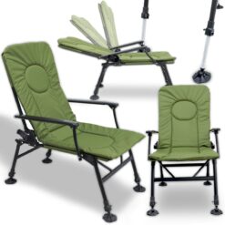 Крісло складне рибальське для лову коропа Heckermann® DS-CS01