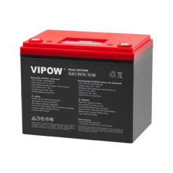 Акумулятор Vipow LiFePO4 12,8В 100Ah (100А) BMS 1280Wh Bluetooth
