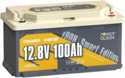 Акумулятор LifePo4 100А·год 12,8V Smart Bluetooth BMS PowerQueen (Німеччина)