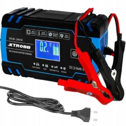 Зарядний пристрій XTROBB 12 V 8 A — 24 V 4 A сумісний зі олив'яно-кислотними та гелевими АКБ