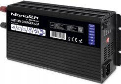 Зарядний пристрій для акумуляторів LiFePO4 AGM GEL SLA 40A 12V Qoltec (Польща)