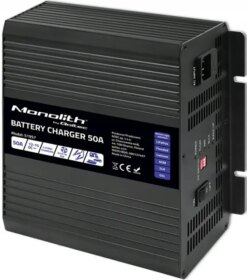 Зарядний пристрій для акумуляторів LiFePO4 AGM GEL SLA 50A 12V Qoltec (Польща)
