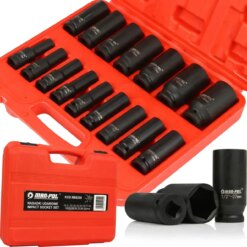Набір ударних головок 1/2" 16шт. 10-32мм MAR-POL M58256