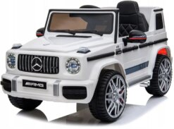 Дитячий електромобіль MERCEDES G63 AMG білий (Польща)