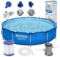 Басейн каркасний Bestway 56681 з насосом та фільтром 366х76