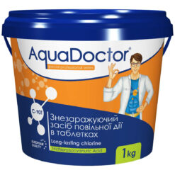 Хлор для басейну тривалої дії AquaDoctor C-90T 1кг
