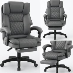 Крісло офісне Diego Comfort Pro сіре