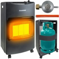 Газовий обігрівач KAMINER  4.2 кВт з редуктором та шлангом