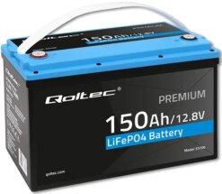 Акумулятор LiFePO4 150Агод 12,8V Bluetooth BMS Qoltec (Польща)