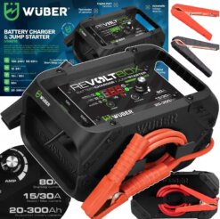 Зарядний пристрій автомобільного акумулятора 12/24В 80А Wuber (Польща)