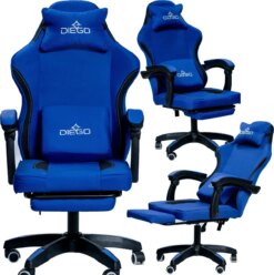 Крісло геймерське DIEGO Soft Dark Blue