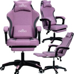Крісло геймерське DIEGO Soft Pink