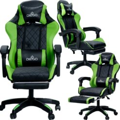 Крісло комп'ютерне DIEGO AERO Black-Green