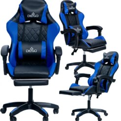 Крісло комп'ютерне DIEGO AERO Black-Blue