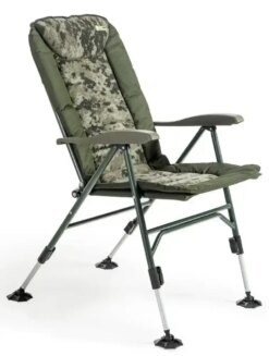 Коропове Крісло для Риболовлі посилене до 160 кг Mivardi "Chair CamoCODE Quattro" (M-CHCCQ) Чехія