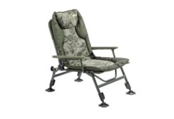 Карпове Крісло для Риболовлі посилене до 130 кг Mivardi "Chair CamoCODE Arm"