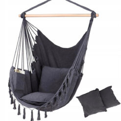 Підвісне крісло, бразильський гамак Hanert BOHO Black