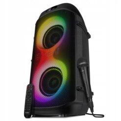 Акустична система SVEN PS-850 Black (100Вт, TWS, bluetooth, NFC, підсвітка, караоке,FM ) + мікрофон