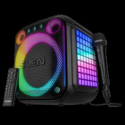 Акустична система, аудіоколонка Sven PS-880 110Вт RGB Bluetooth та мікрофон