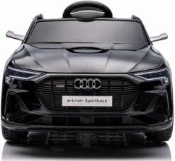 Дитячий електромобіль Audi e-tron 12V чорний з пультом керування Diego