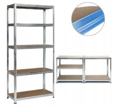 Стелаж LEOBRO Premium 180 х 90 х 30 см, 175кг/полиця, 5 полиць