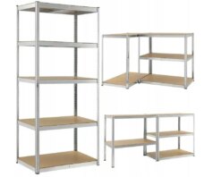 Стелаж LEOBRO Premium 180 х 100 х 50 см, 200кг/полиця, 5 полиць