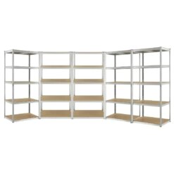 Стелаж LEOBRO 180 х 450 х 40 см, 175кг/полиця, 5 полиць
