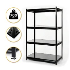 Стелаж з металевими полицями LEOBRO 152 х 70 х 30 см, 175кг/полиця, 4 полиці