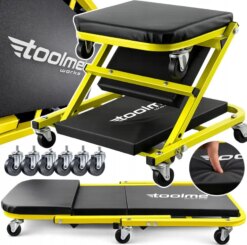 Лежак автослюсаря 2в1 150кг Toolme (Польща)