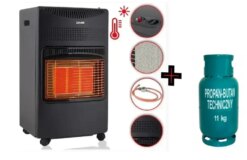 Газовий інфрачервоний обігрівач DMS 4200W +Балон газовий (пропан/бутан) Польща/об'єм 27