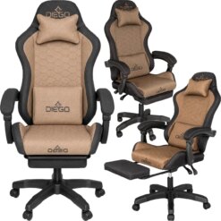 Крісло геймерське DIEGO Fabric X Brown